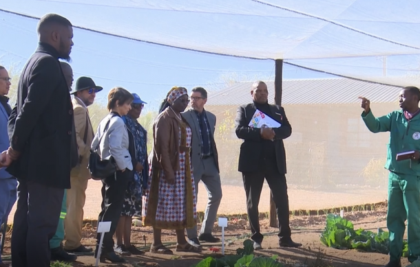 Intergrated food systems project at Stampriet 