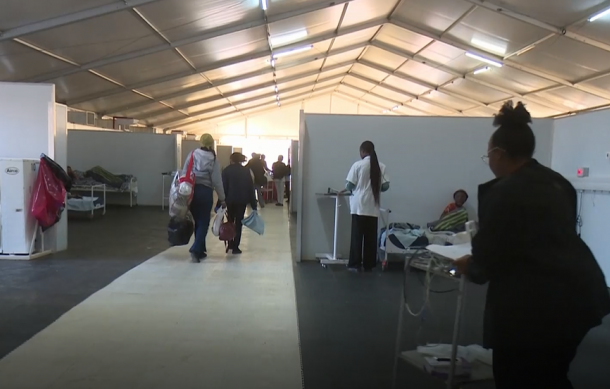 Patients complain about cold nights at temporary shelter