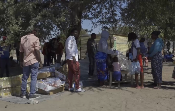 Drought relief distribution in the Zambezi Region