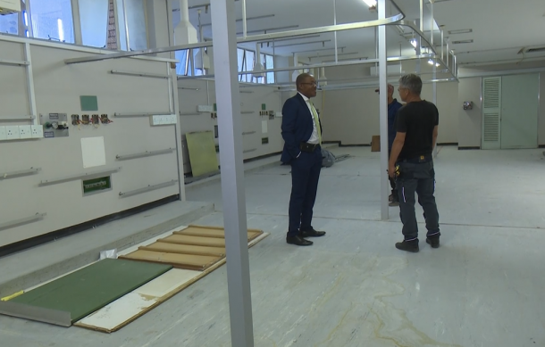 Katutura Hospital renovations 50% complete