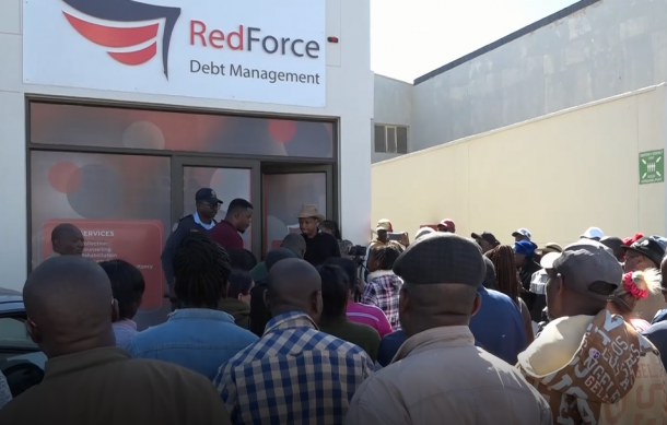 Walvis Bay residents demand removal of Red Force