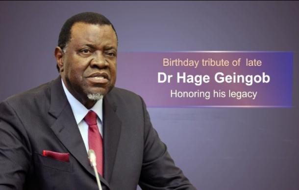 In memory of Dr. Hage Geingob