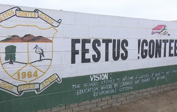 Festus !Gonteb Primary School receives boundary wall