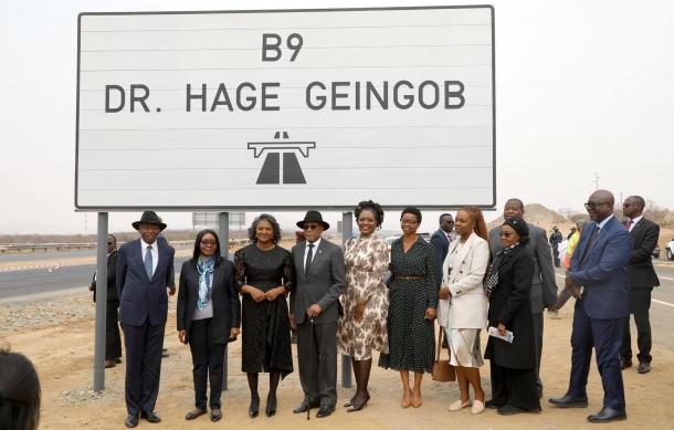 WHK-HKIA road named Dr. Hage Geingob Freeway
