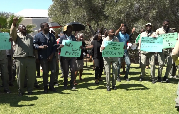 Gobabis Municipality workers protest over maladministration, unfair labour practices