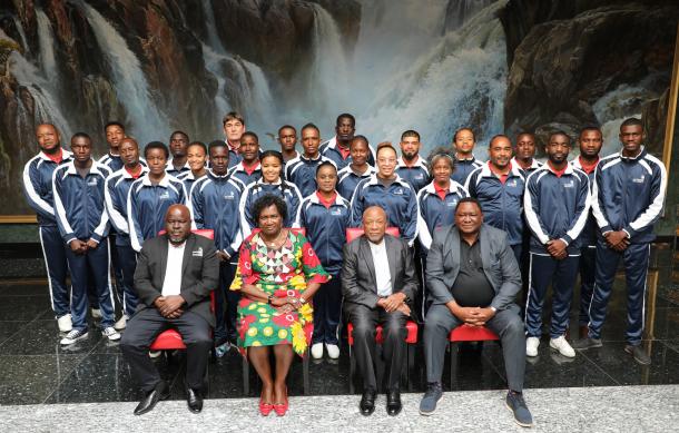 President Mbumba sends off World Skills Competition team