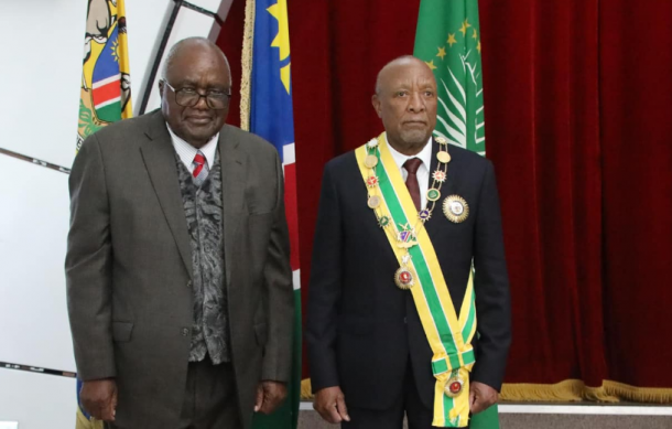 President Mbumba wishes former President Pohamba a happy birthday