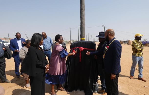 Erongo RED electrifies 151 houses in Karibib’s Harambee settlement