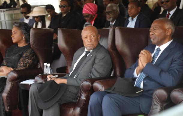 Namibians honour late President Geingob