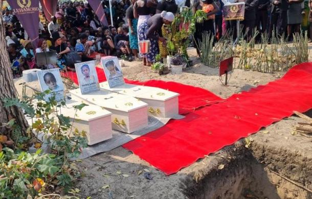 Four children who died in freezer tragedy buried in Katima Mulilo