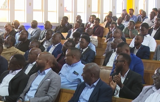 Men discuss matters affecting them
