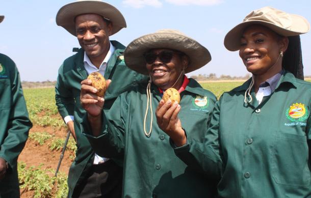 Sports Minister inaugurates four agriculture projects NYS Centre in Rietfontien