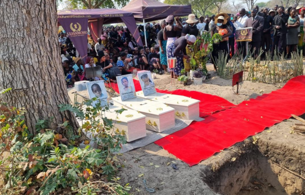 Four minors who died in freezer laid to rest