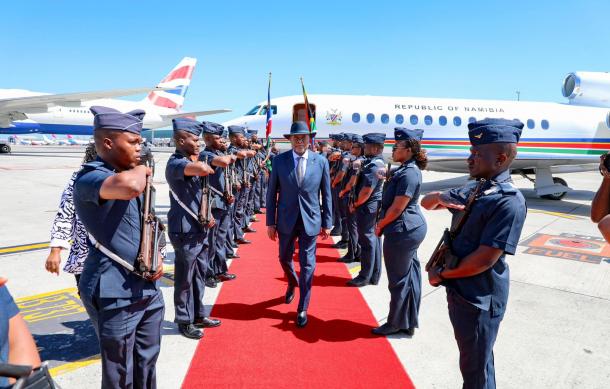 President Mbumba undertakes official visit to South Africa