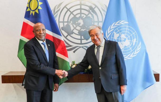 President Mbumba reaffirms Namibia’s confidence in UN to address global crises