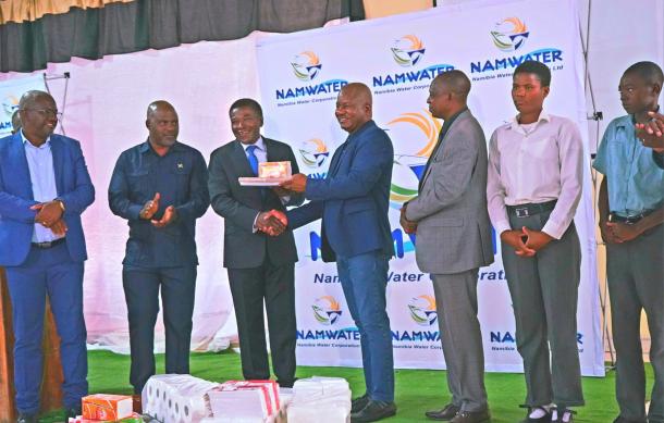 NamWater donates stationery to 15 schools in Kavango East