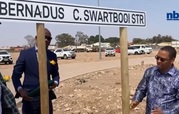 Oranjemund TC honours LPM leader with street name
