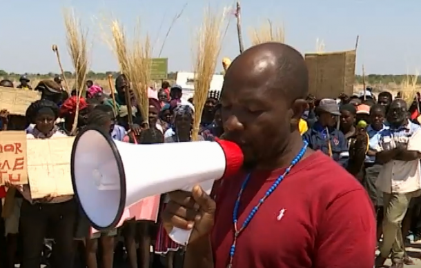 Mpora village residents protest illegal fencing of communal land