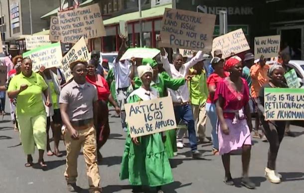 |Khomanin people demand action over ancestral land