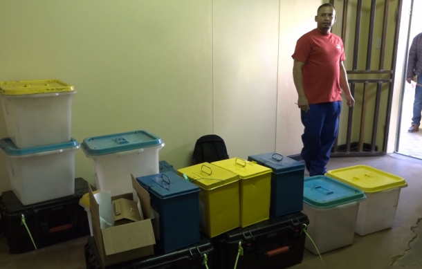 #NAMIBIAVOTES2024 | ECN, party agents verify ||Kharas election materials