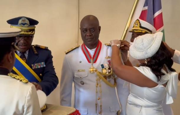 Rear admiral Sacheus !Gonteb appointed navy commander