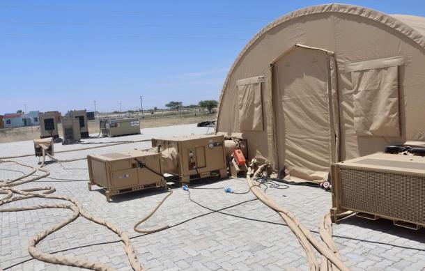 Outapi district hospital now boasts a mobile isolation facility