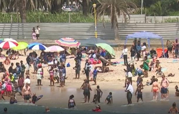 Swakopmund bustles with activity as holidaymakers flock to the seaside