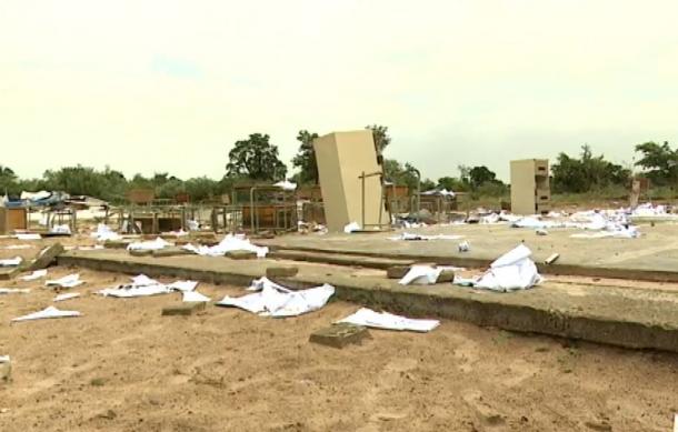 Heavy rains damage Simwege Primary School
