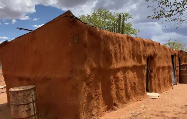 Traditional cow dung homes provide lasting shelter for ǂNūkhoen
