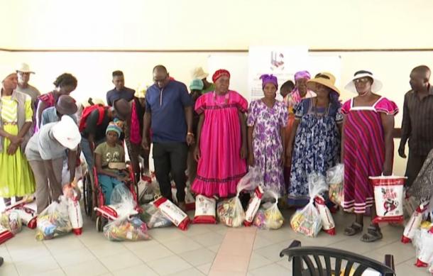 Over 60 food parcels donated to elderly in Moses ||Garoëb Constituency