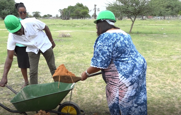 Minister Iipumbu launches construction of Onandjaba Open Market