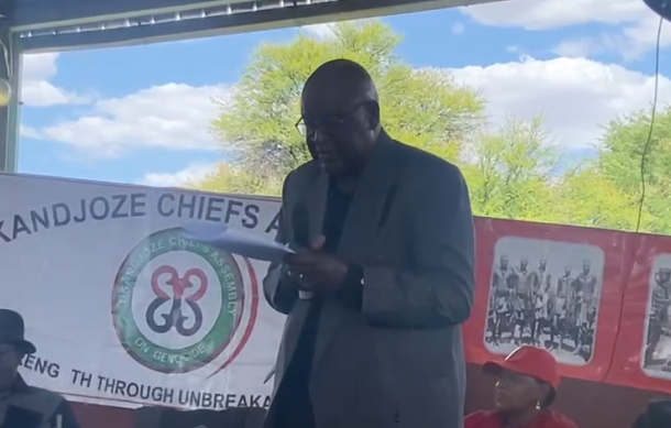 Okandjoze Chiefs condemn joint declaration on genocide