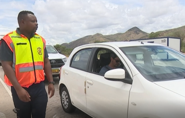 Heavy traffic flow observed on B1 road as holidaymakers return