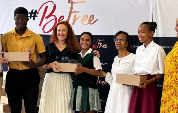 #BeFree’s Edwardo Swartz says new school shoes symbolise hope