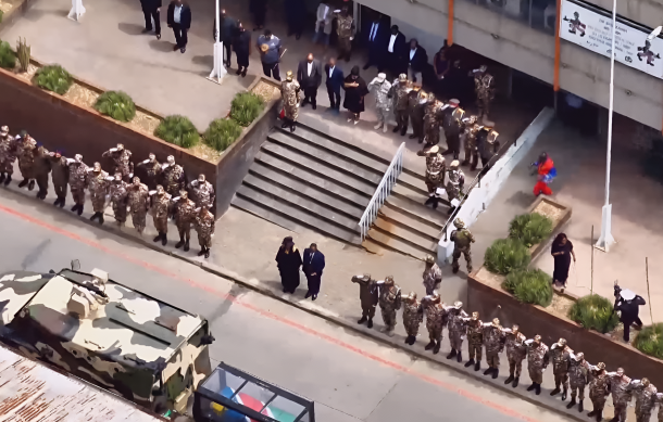 A moment of silence observed at Defence Headquarters