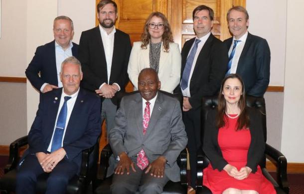 Speaker Katjavivi welcomes Swedish parliamentary delegation