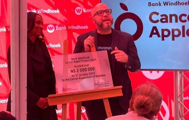 Bank Windhoek hands over N$2.5 million to Cancer Association of Namibia