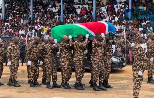 Mourners brain rain in to honour Founding President in unity and respect