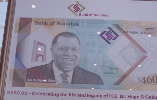 Dr. Hage G. Geingob N$60 banknote unveiled