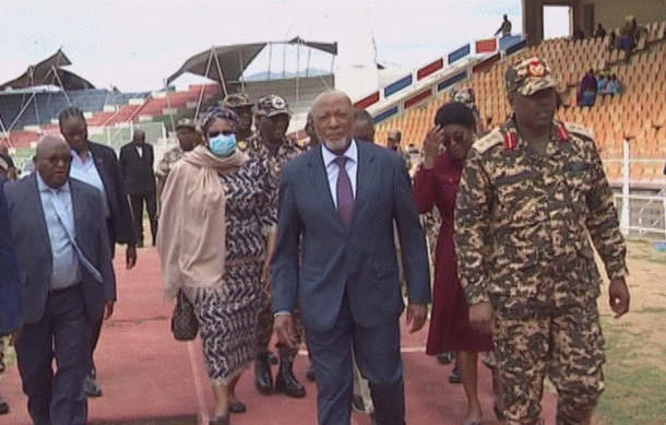 President Mbumba inspects preparations at independence stadium
