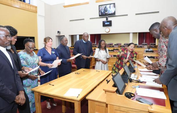 Eight non-voting MPs sworn into National Assembly