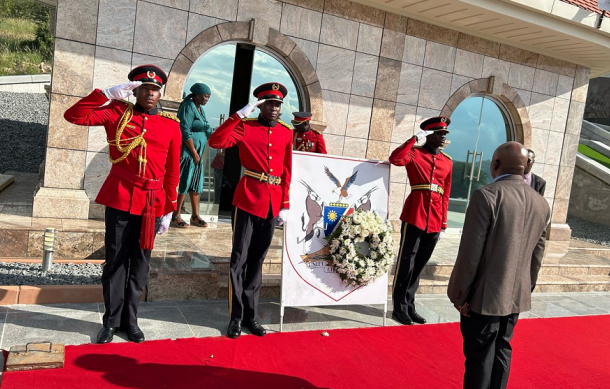 Ngurare honours Nujoma and Geingob at Heroes’ Acre