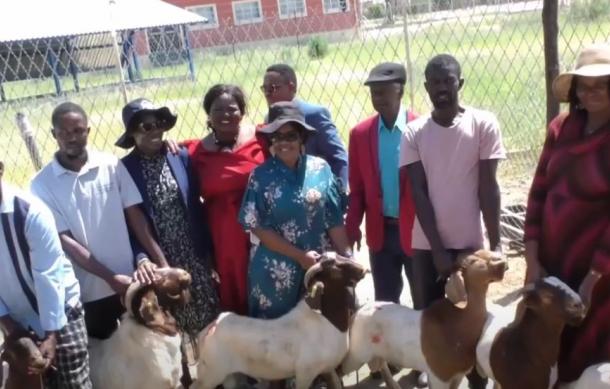 Karibib councillor supports small-scale farmers with livestock donation