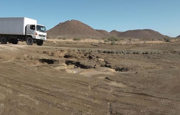 Heavy rains damage roads and homes in ||Karas Region