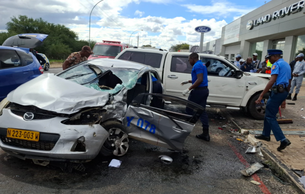Seven injured in Windhoek lunchtime crash