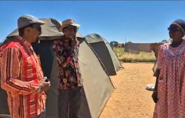 Deputy PM Ithete assesses flood impact in Omusati