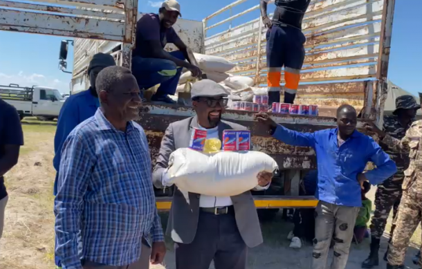 Deputy PM Ithete visits flood victims at Ehenye Resettlement Centre