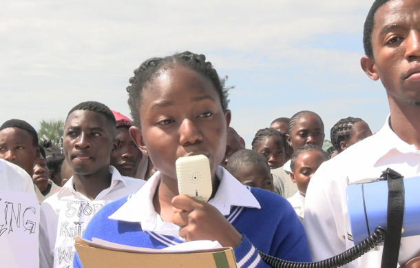 Kavango West children rally in Nkurenkuru against abuse and rights violations