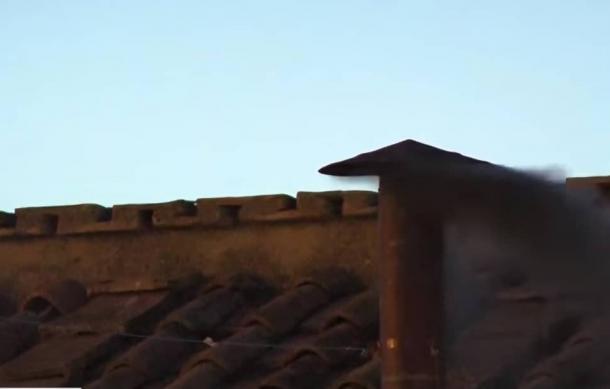 Black smoke signals Pope not elected yet