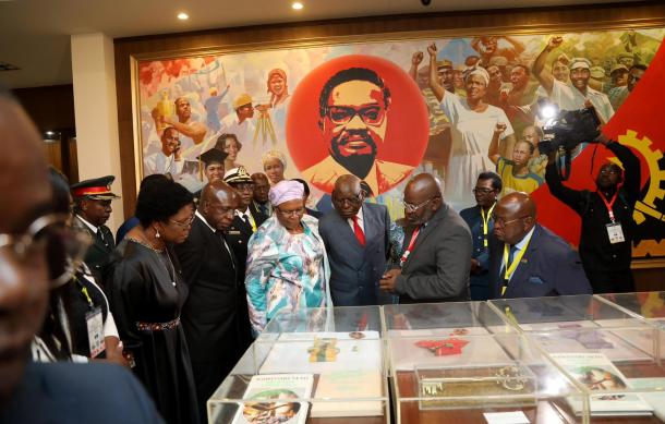 President Nandi-Ndaitwah visits Dr. Antonio Neto Memorial